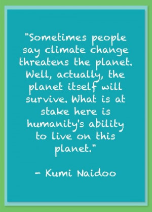 Kumi Naidoo (Executive Director, Greenpeace International) #climate # ...