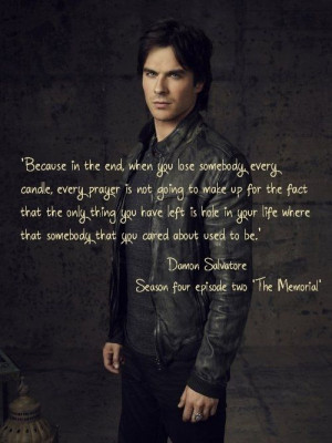 HEART OF DARKNESS: The Vampires Diaries, Damon Quote, Damon Salvatore ...