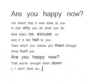 Are you happy now? - Megan and Liz
