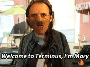 Welcome to Terminus, I'm Mary. - the-walking-dead Fan Art