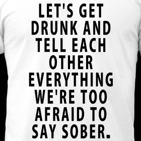 Design ~ Let's Get Drunk - Quote Men's T-Shirt