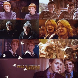 fred and george weasley evolution fred and george weasley through the ...