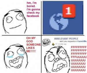 Rage I'm Bored I'm Gonna Check My Facebook