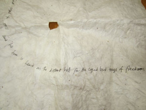 ... . It's a quote from Maya Angelou's 'I Know Why the Caged Bird Sings