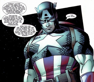 Captain America Stands Up For Liberty and Freedom