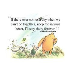 ... my late grandfather, hed always read Pooh Bear stories to my brothers