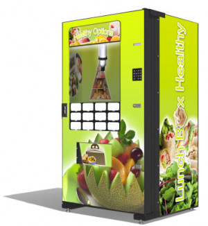 Lunch Box Healthy Refrigerated Merchandiser Vending Machine #2420