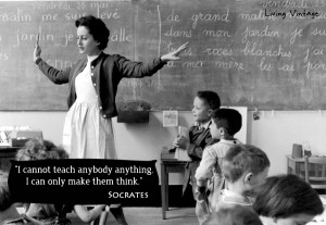 Quote for Today :: Teaching -- Living Vintage