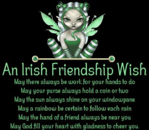 Irish friendship wish #Christmas #thanksgiving #Holiday #quote