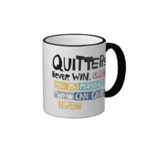 Shoe Box Quote - QuiTTERs Ringer Mug