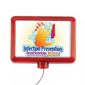 Infection Prevention Spread Knowledge, Not Germs Retractable Badge ...