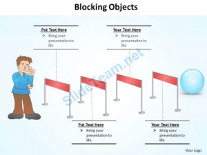 blocking_objects_hurdles_to_overcome_jump_track_powerpoint_diagram ...