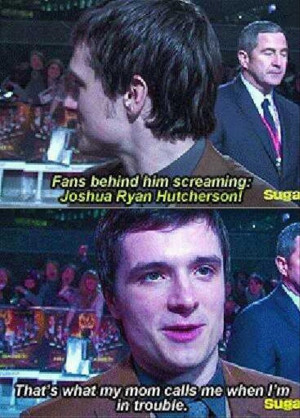 Josh Hutcherson Quotes http://www.dumpaday.com/random-pictures/funny ...