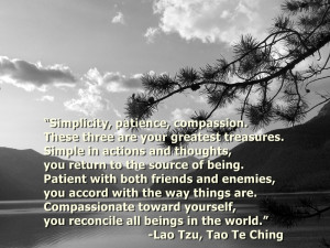 Lao Tzu Simplicity Patience