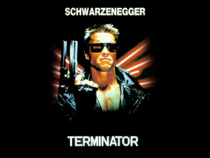 Arnold as Schwarzenegger The Terminator Movie
