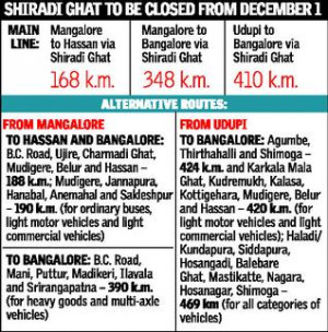 Public Works Dept to take up work on Shiradi Ghat