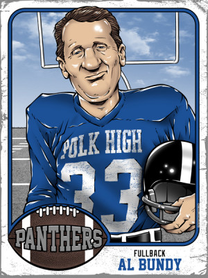 Al Bundy Polk High Al bundy, polk high, football,