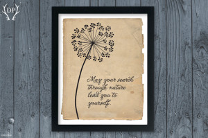 Dandelion inspirational quote rustic - Illustrations - 1