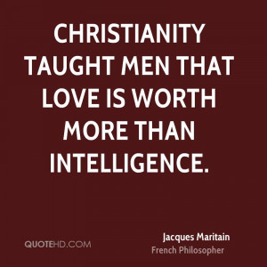 Jacques Maritain Intelligence Quotes