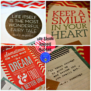 duct tape happy quote tray