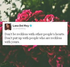 twitter advice from Lana Del Rey