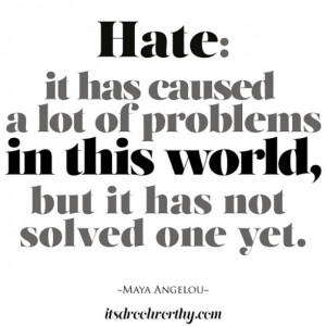 Quote of the day: #hate #hatersgonnahate #haters #world #peace # ...