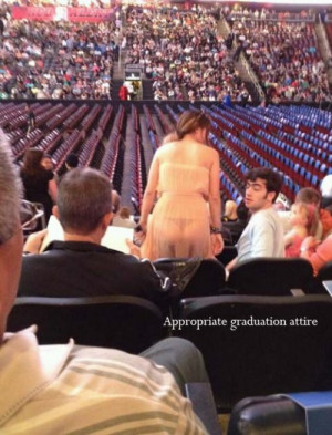 Is this appropriate attire for a graduation? funny pics