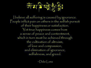 be achieved through the cultivation of altruism of love and compassion ...
