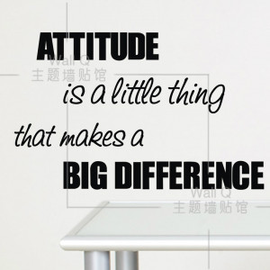 ... difference Quotes Wall decals Quote 14*170 CM Free shipping(China