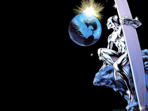 Silver Surfer background