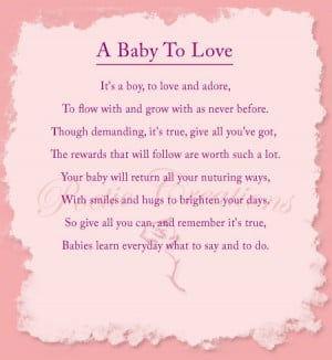 ... poems inspirational poems shopping cart testimonials contact a baby to