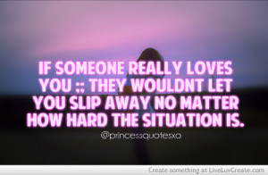 If Someone Really Loves You