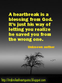 The pain of having a broken heart is not so much as to kill you, yet ...