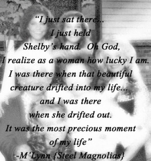 Steel Magnolias named by first daughter shelbie after Shelby. Her ...