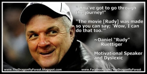 Rudy Quotes Rudy still gives motivational