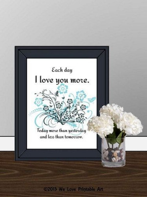 Love Quote Printable Digital Art Print by WeLovePrintableArt