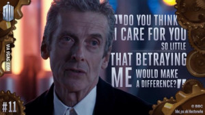 One of the best quote from Peter Capaldi as the Doctor!