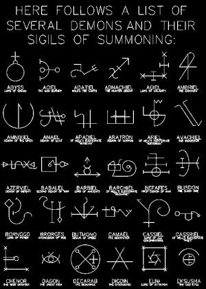 The designing of sigils is a noble and ancient art, any demon worth ...