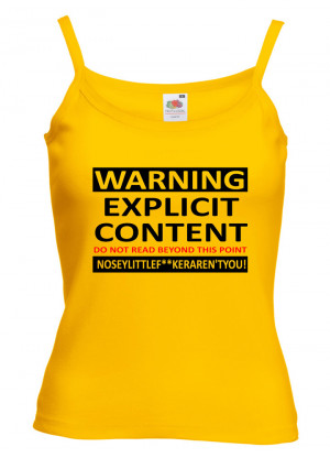 Womens-Funny-Sayings-Slogans-Vests-Explicit-Content-On-FOTL-Lady-Fit ...