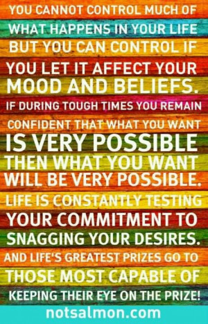 Keep your eye on the prize