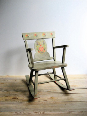 Vintage Rocking Chair: Chairs Chairs, Cosas Antigua, Rocking Chairs ...