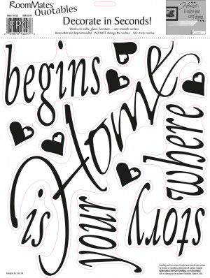 Home Home Decals Quotes & Sayings Home is Where Your Story Begins ...
