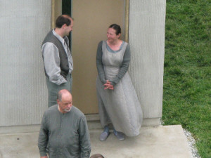 ABOVE: Closer look at the Abnegation costumes!