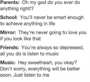 This is why I hate people and love music