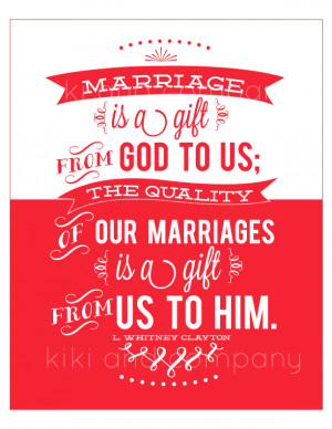 free marriage print. perfect for wedding or anniversary presents! # ...