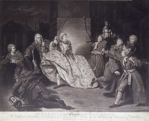 Garrick as Sir John Brute in Vanbrugh's The Provoked Wife, mid-18th ...