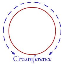 Point The Circle Perimeter Circumference