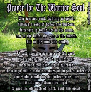 Prayer for The Warrior Soul