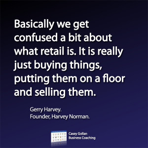 Basically we get confused a bit about what retail is. It is really ...