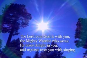 Listen...God is singing over you!
